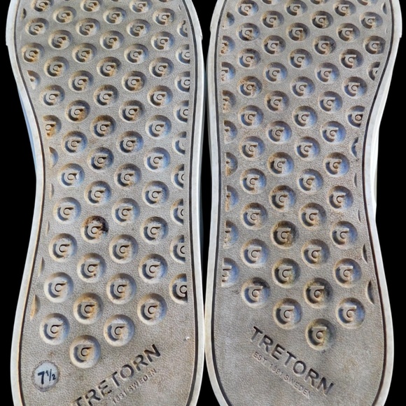 Tretorn White and Tan Sneakers - Picture 6 of 6